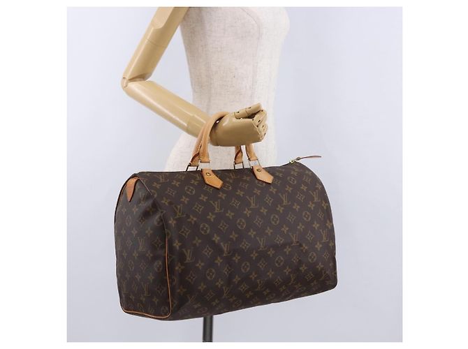 Borsa a mano LOUIS VUITTON Monogram Speedy 40 M41522 LV Auth 190400V Monogramma - vista 22