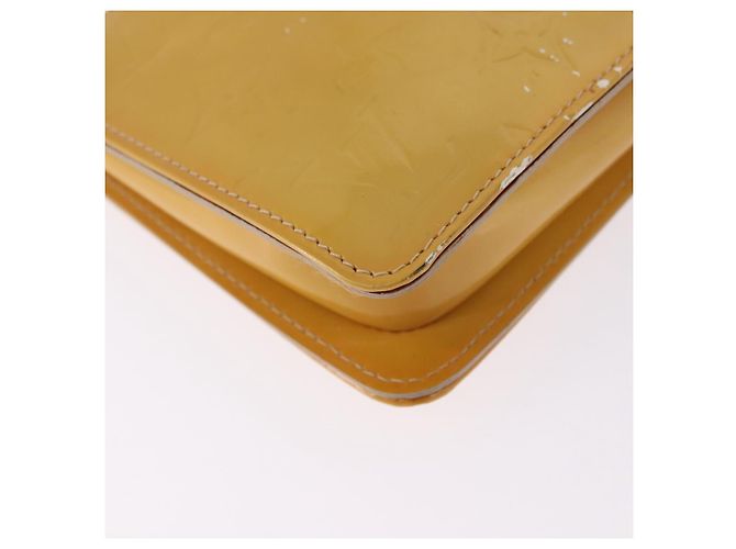 LOUIS VUITTON Monogram Vernis Lexington Accessory Pouch Beige M91010 Auth gh2259 - vista 16