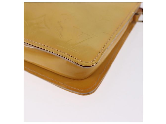 LOUIS VUITTON Monogram Vernis Lexington Accessory Pouch Beige M91010 Auth gh2259 - vista 17