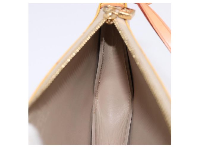 LOUIS VUITTON Monogram Vernis Lexington Accessory Pouch Beige M91010 Auth gh2259 - vista 20