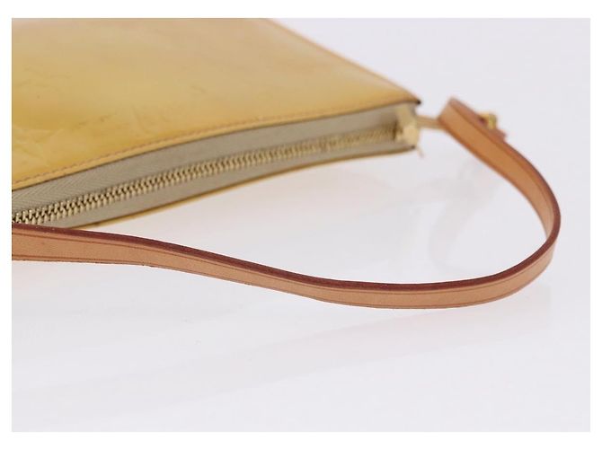LOUIS VUITTON Monogram Vernis Lexington Accessory Pouch Beige M91010 Auth gh2259 - vista 8
