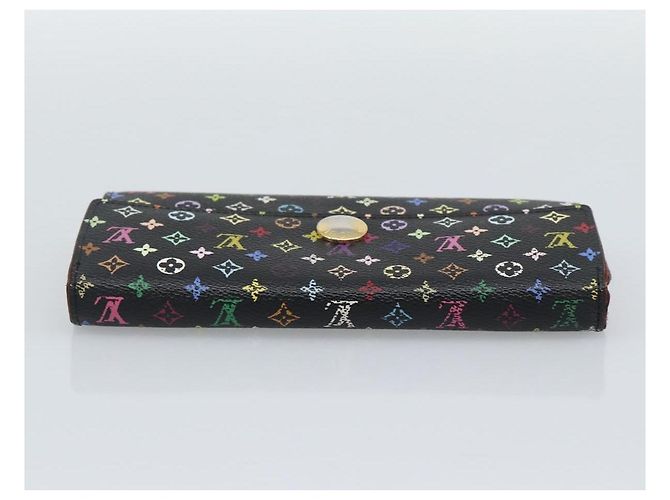 LOUIS VUITTON Monogram Multicolor Portefeiulle Sarah Black M60668 Auth BA14629 Nero - vista 5
