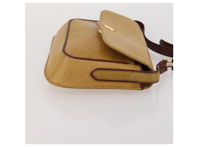 CARTIER Must Line Borsa a Tracolla Pelle Set da 2 Bordeaux Giallo Auth bs36054 Bordò - vista 12