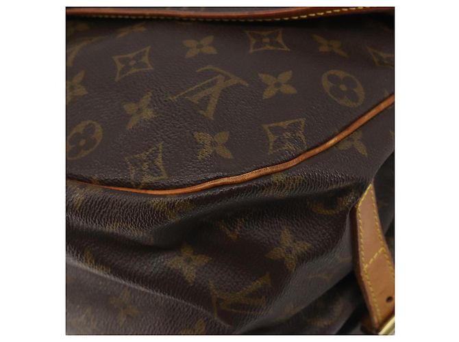 Borsa a tracolla LOUIS VUITTON Monogram Saumur 35 M42254 LV Auth BA14354 Monogramma - vista 16