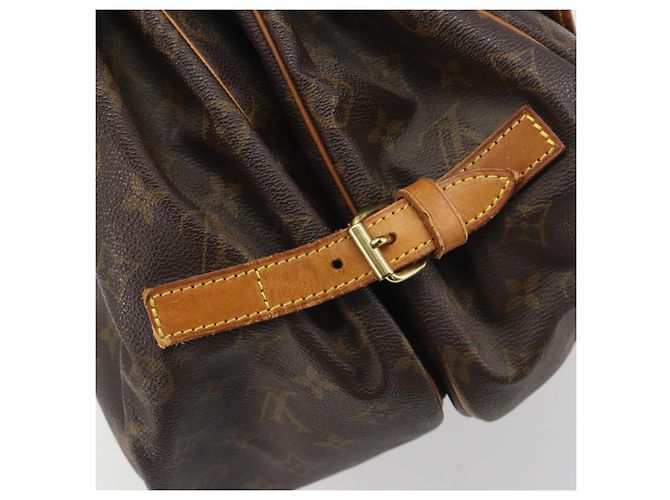 Borsa a tracolla LOUIS VUITTON Monogram Saumur 35 M42254 LV Auth BA14354 Monogramma - vista 18