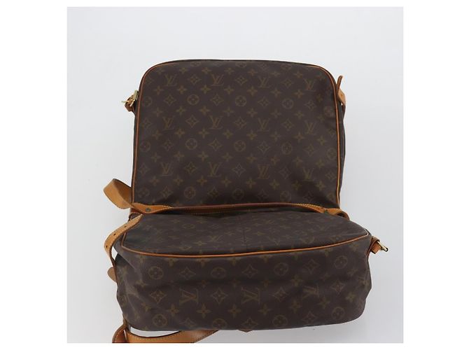 Borsa a tracolla LOUIS VUITTON Monogram Saumur 35 M42254 LV Auth BA14354 Monogramma - vista 19