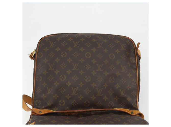 Borsa a tracolla LOUIS VUITTON Monogram Saumur 35 M42254 LV Auth BA14354 Monogramma - vista 20