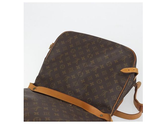 Borsa a tracolla LOUIS VUITTON Monogram Saumur 35 M42254 LV Auth BA14354 Monogramma - vista 21