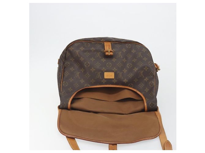 Borsa a tracolla LOUIS VUITTON Monogram Saumur 35 M42254 LV Auth BA14354 Monogramma - vista 23