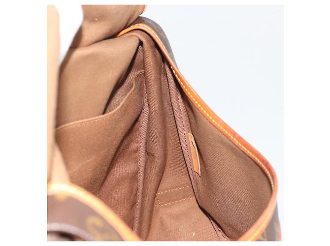 Borsa a tracolla LOUIS VUITTON Monogram Saumur 35 M42254 LV Auth BA14354 Monogramma - vista 25
