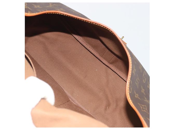 Borsa a tracolla LOUIS VUITTON Monogram Saumur 35 M42254 LV Auth BA14354 Monogramma - vista 28