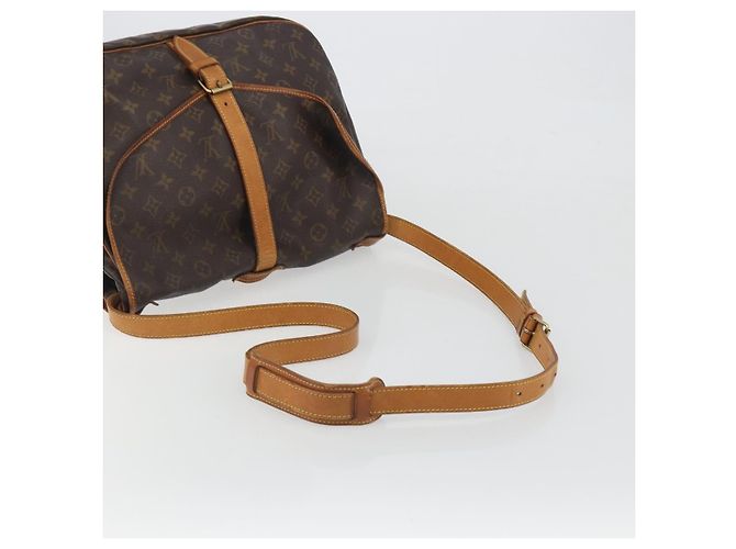 Borsa a tracolla LOUIS VUITTON Monogram Saumur 35 M42254 LV Auth BA14354 Monogramma - vista 7