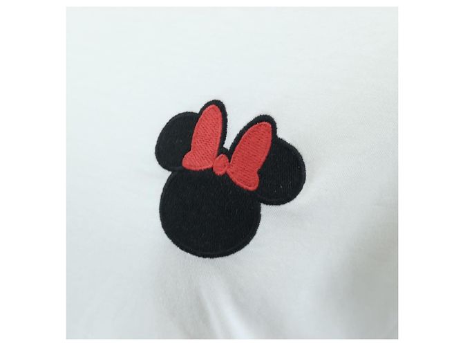 Camiseta de manga corta Kate Spade Disney de algodón Blanco Rosa Auth 192890M - vista 6