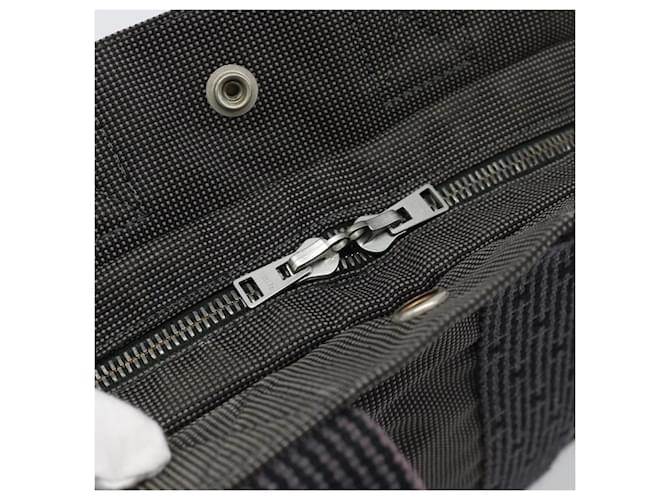 Hermès Borsa HERMES Her LinePM Canvas Gray Silver Auth 195282A Marrone Argento - vista 10