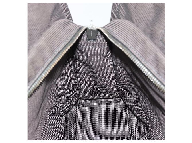 Hermès Borsa HERMES Her LinePM Canvas Gray Silver Auth 195282A Marrone Argento - vista 18