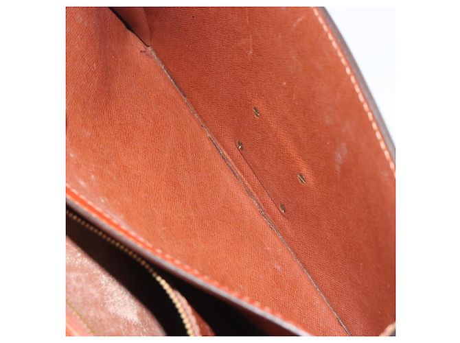LOUIS VUITTON Epi Sellier Dragonne Clutch Bag Brown M52613 LV Auth BA14195 Marrone - vista 23