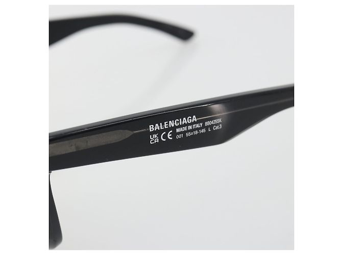 BALENCIAGA Sunglasses Plastic Black Auth BA14259 - view 12