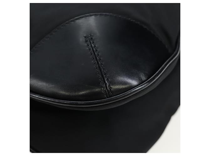 Borsa a tracolla PRADA Nylon Nero Argento Auth 192490V - vista 20