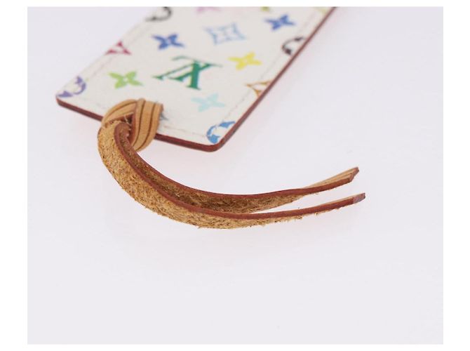 LOUIS VUITTON Monogram Multicolor Mark Page Kadu Bookmark M99196 Auth 194623V Branco - vista 7