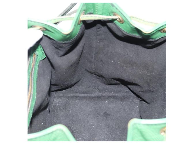 Borsa a tracolla LOUIS VUITTON Epi Petit Noe Green M44104 LV Auth ka5509 Verde - vista 17