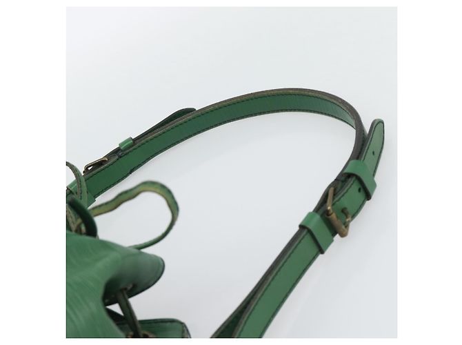 Borsa a tracolla LOUIS VUITTON Epi Petit Noe Green M44104 LV Auth ka5509 Verde - vista 8