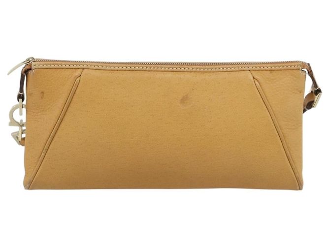 Borsa a tracolla Salvatore Ferragamo Gancini in pelle marrone e oro autentica 192432 - vista 13
