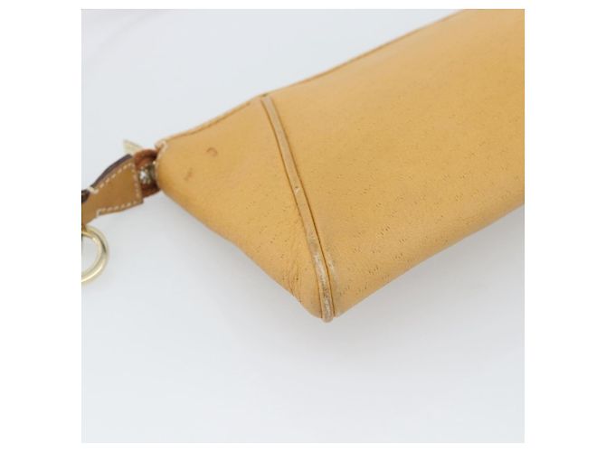 Borsa a tracolla Salvatore Ferragamo Gancini in pelle marrone e oro autentica 192432 - vista 15