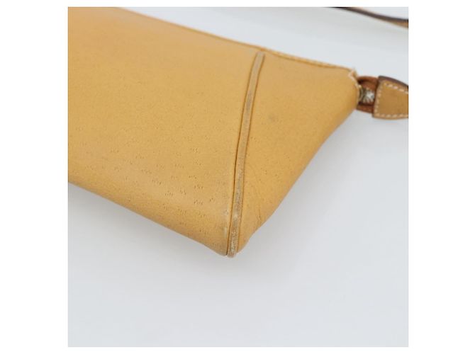 Borsa a tracolla Salvatore Ferragamo Gancini in pelle marrone e oro autentica 192432 - vista 16
