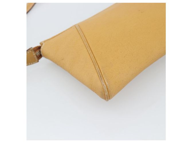 Borsa a tracolla Salvatore Ferragamo Gancini in pelle marrone e oro autentica 192432 - vista 17