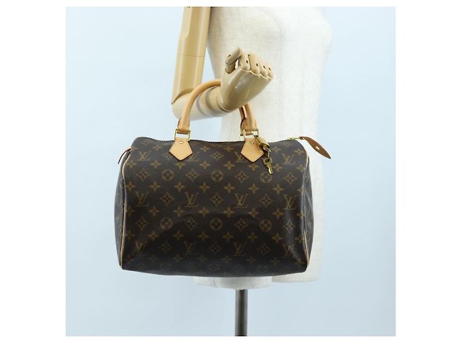 LOUIS VUITTON Monogram Speedy 30 Hand Bag M41526 LV Auth 191955SM Monogramme - vue 25