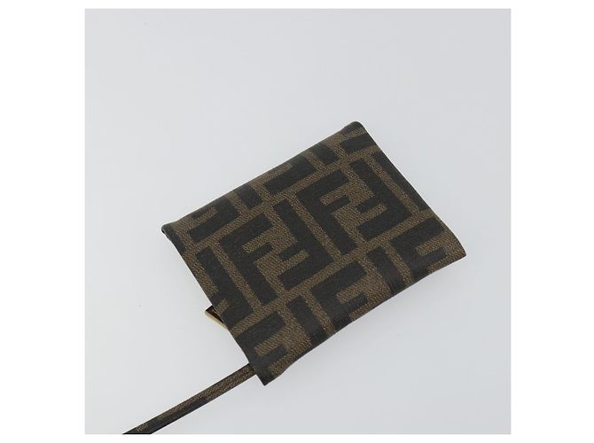 FENDI Zucca Tote Bag PVC Leder Brown Gold Tone 8BH189 Auth BA14632 - Ansicht 21