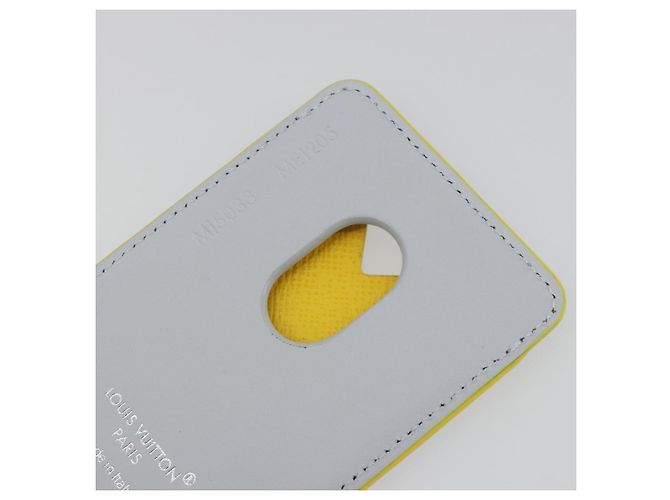 LOUIS VUITTON Monogram Glow Porte Cartes Magnet Yellow M15033 LV Auth BA14624SAM Amarillo Monograma - vista 10