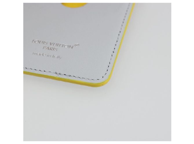 LOUIS VUITTON Monogram Glow Porte Cartes Magnet Yellow M15033 LV Auth BA14624SAM Amarillo Monograma - vista 14