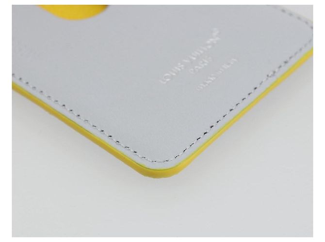 LOUIS VUITTON Monogram Glow Porte Cartes Magnet Yellow M15033 LV Auth BA14624SAM Amarillo Monograma - vista 15