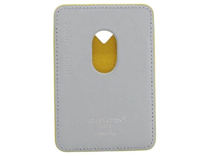 LOUIS VUITTON Monogram Glow Porte Cartes Magnet Yellow M15033 LV Auth BA14624SAM Amarillo Monograma - vista 2