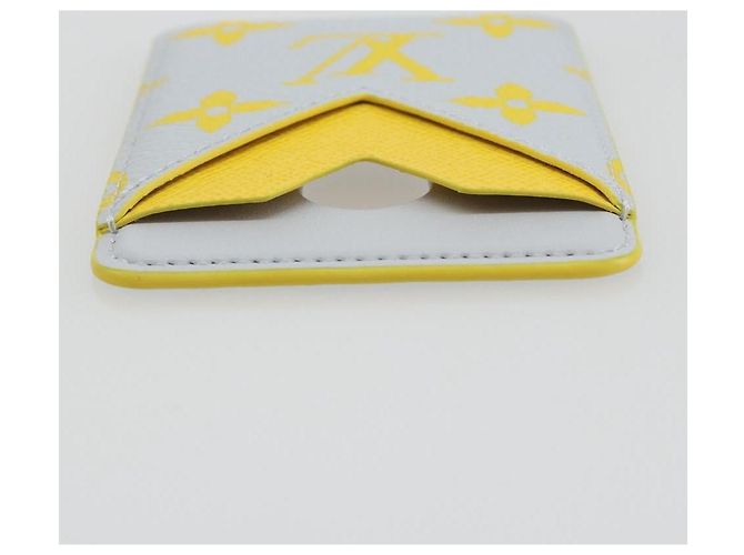 LOUIS VUITTON Monogram Glow Porte Cartes Magnet Yellow M15033 LV Auth BA14624SAM Amarillo Monograma - vista 5