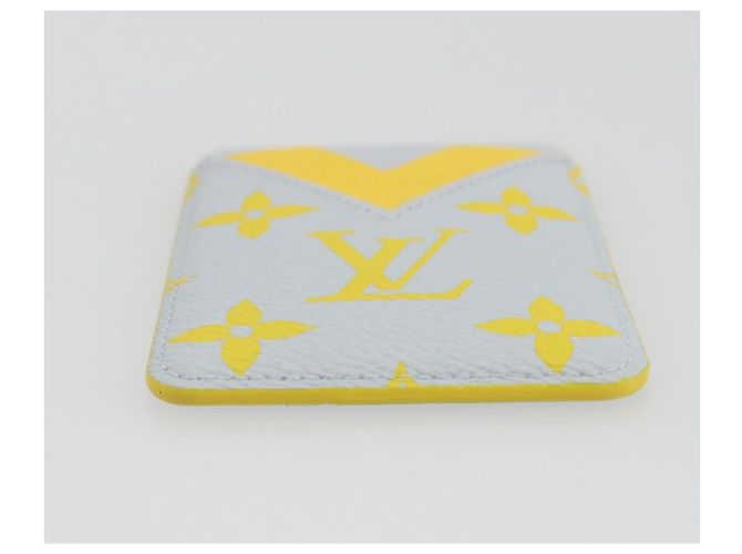 LOUIS VUITTON Monogram Glow Porte Cartes Magnet Yellow M15033 LV Auth BA14624SAM Amarillo Monograma - vista 6
