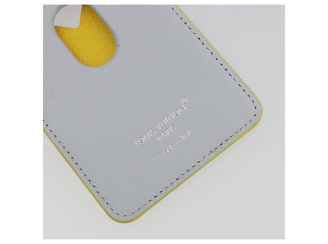 LOUIS VUITTON Monogram Glow Porte Cartes Magnet Yellow M15033 LV Auth BA14624SAM Amarillo Monograma - vista 9