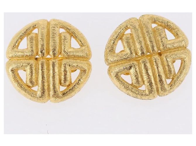 NINA RICCI Givenchy Calvin Klein MCM Set di 5 orecchini in metallo Oro Auth 188503 D'oro - vista 11
