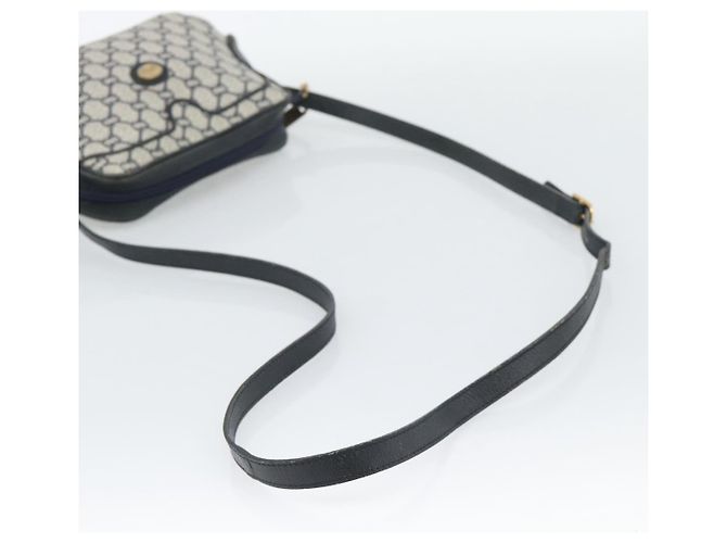 Borsa a tracolla GUCCI GG Supreme PVC Navy Gold Auth 193574 D'oro Blu navy - vista 7