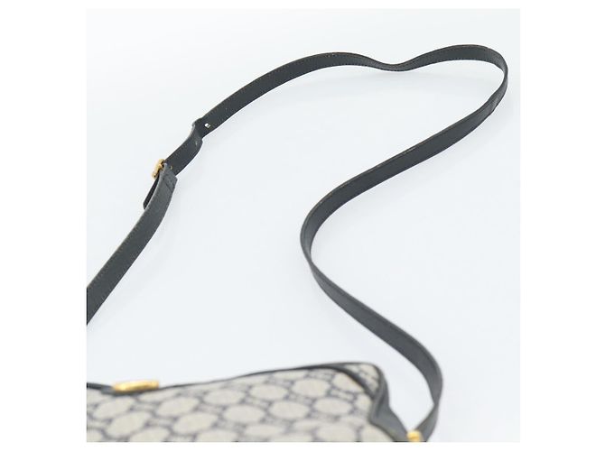 Borsa a tracolla GUCCI GG Supreme PVC Navy Gold Auth 193574 D'oro Blu navy - vista 8