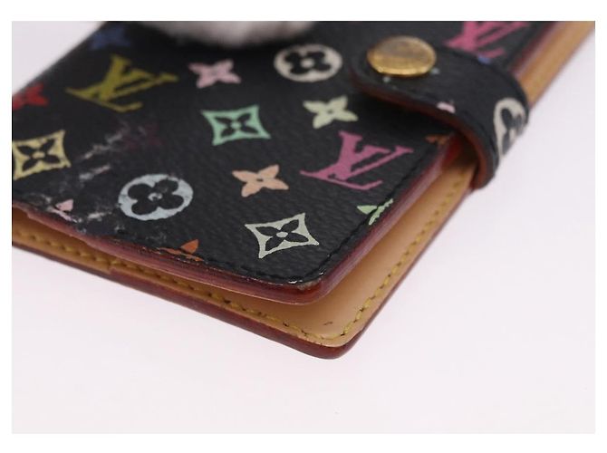 LOUIS VUITTON Multicolor Carnet de Val Mini Agenda M92652 LV Auth bs36442 Nero - vista 14