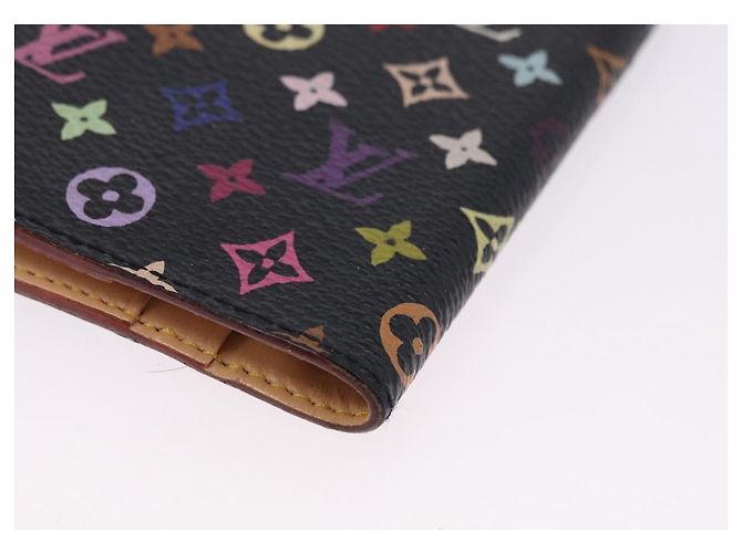 LOUIS VUITTON Multicolor Carnet de Val Mini Agenda M92652 LV Auth bs36442 Nero - vista 16