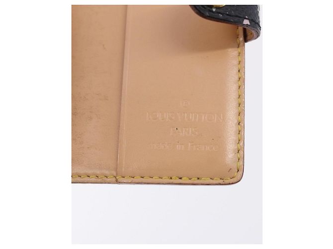 LOUIS VUITTON Multicolor Carnet de Val Mini Agenda M92652 LV Auth bs36442 Nero - vista 17