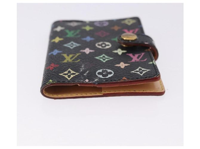 LOUIS VUITTON Multicolor Carnet de Val Mini Agenda M92652 LV Auth bs36442 Nero - vista 7