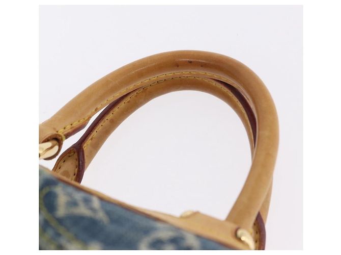 LOUIS VUITTON Monogram Denim Neo Speedy Hand Bag Blue M95019 LV Auth 195293A - vista 14