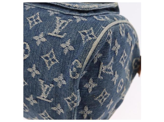 LOUIS VUITTON Monogram Denim Neo Speedy Hand Bag Blue M95019 LV Auth 195293A - vista 15