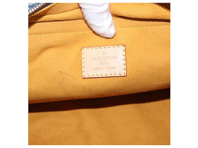 LOUIS VUITTON Monogram Denim Neo Speedy Hand Bag Blue M95019 LV Auth 195293A - vista 21