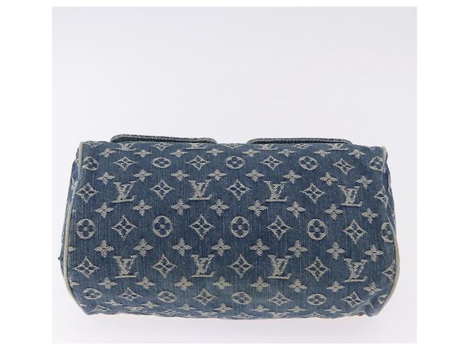 LOUIS VUITTON Monogram Denim Neo Speedy Hand Bag Blue M95019 LV Auth 195293A - vista 6