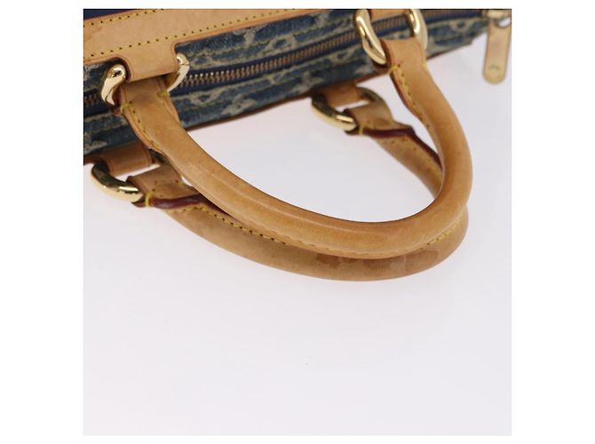 LOUIS VUITTON Monogram Denim Neo Speedy Hand Bag Blue M95019 LV Auth 195293A - vista 8
